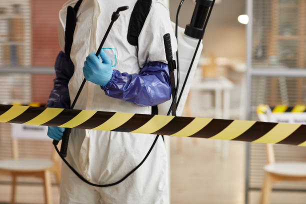 Professional Infectious Disease Decontamination technician working in Thornton, PA